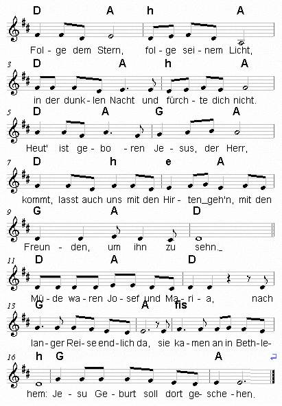 Folge dem Stern