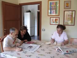 Un'immagine della casa