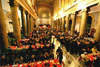 Il pranzo con i poveri a Santa Maria in Trastevere