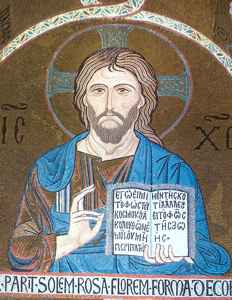 Cristo luce del mondo - Duomo di Monreale (abside di destra) - Palermo