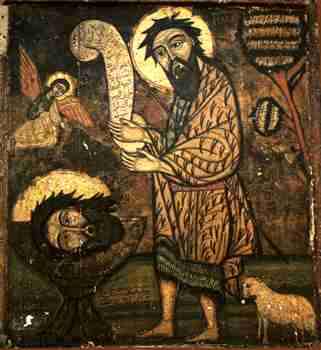 Giovanni Batttista - Icona copta