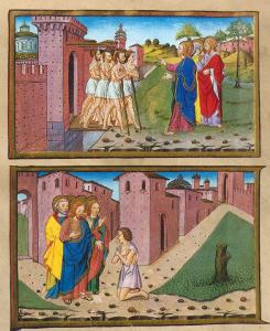 Bible de Sens - Miniatura di Cristoforo de Predis - 1476