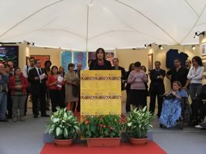 L'inaugurazione della mostra
