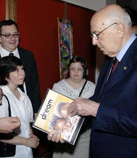 Il Presidente della Repubblica Napolitano e Gli Amici