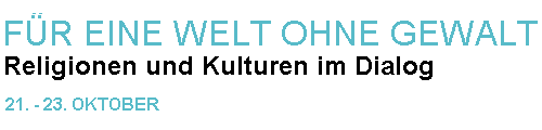 Gemeinschaft Sant'Egidio - Neapel 2007 - Fr eine Welt ohne Gewalt - Religionen und Kulturen im Dialog