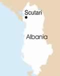 Cartina dell'Albania