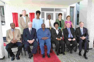 La delegazione della Comunità di Sant'Egidio con il presidente della Tanzania, B.Mkapa