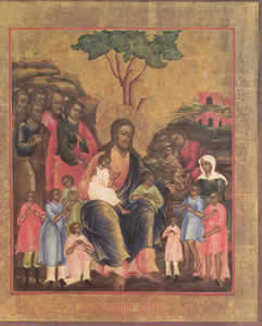 Icona di Ges con i piccoli - Chiesa di Sant'Egidio - Roma