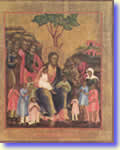 Icona di Ges con i piccoli - Chiesa di Sant'Egidio - Roma