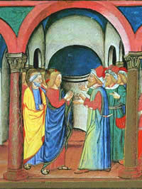 Miniatura, Historia del Nuovo Testamento, Codice miniato da Cristoforo de Predis, 1476