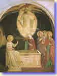 Beato Angelico, La Risurrezione e le Marie al Sepolcro, Museo San Marco, Firenze