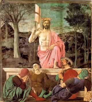 Piero della Francesca, la Resurrezione, Pinacoteca comuncale, Sansepolcro