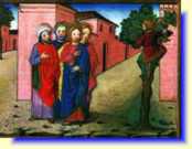 Zaccheo, Historia del Nuovo Testamento miniata da Cristoforo De Pretis nel 1476