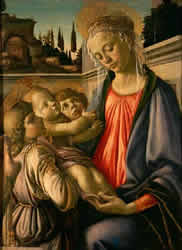 Botticelli - Madonna con bambino