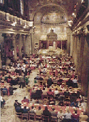 Il pranzo di Natale a Santa MAria in Trastevere (Roma)