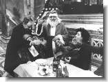 Un'immagine del primo pranzo di Natale 