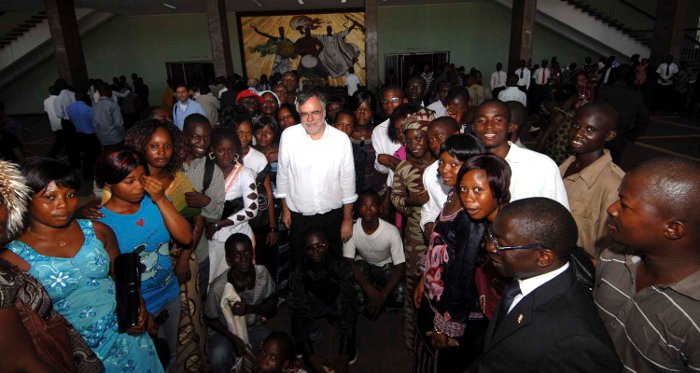 visita di Andrea Riccardi alle Comunità di Sant'Egidio in Guinea Conakry