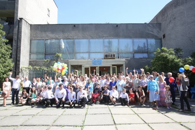Comunità di Sant'Egidio - festa in istituto anziani - Kiev - 9 maggio 2013