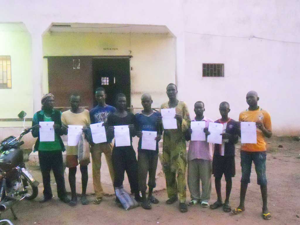 Garoua, Cameroun, prigionieri liberati